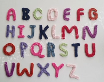 Crochet 1 letter 85 cents,Crochet letter capital,Scrapbooking,Cards making,Crochet applique,Crochet motifs,Making your name on blanket