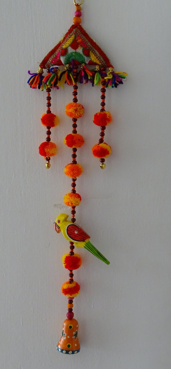 Wall Hanging Door Hangings Indian Traditional Parrot