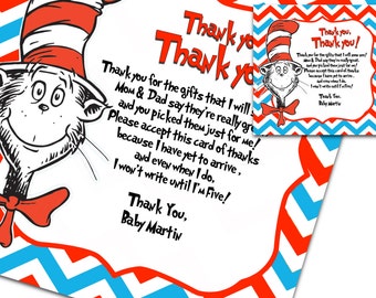 Unique dr seuss thank you related items | Etsy