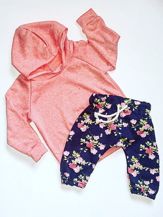 Baby Girl Sweats / Baby Girl Clothing set / Floral by BornApparel