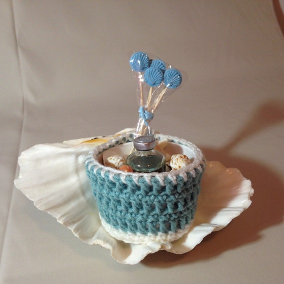 Crochet Bowl home decor shower gift bathroom decor fragrance Crochet Bowl home de