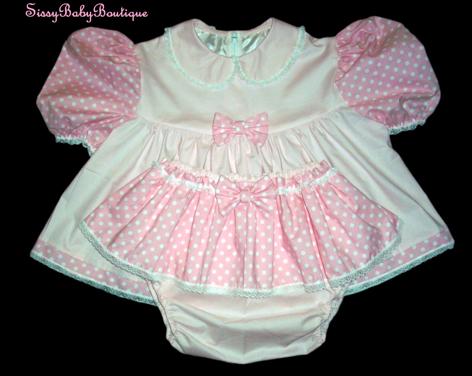 Adult Baby Sissy Shorty Dress Up Set with by SissyBabyBoutique