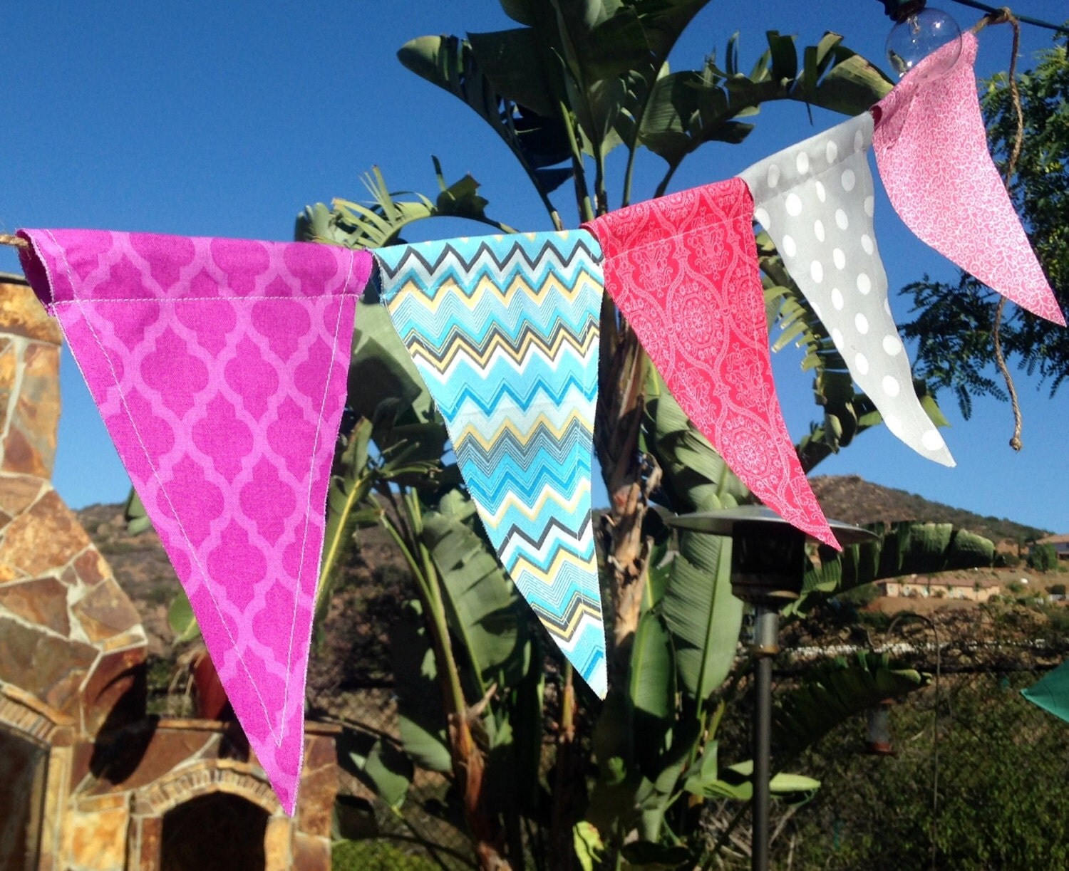 Fabric Large Flag Banner /Handmade/Dorm Decor/Party