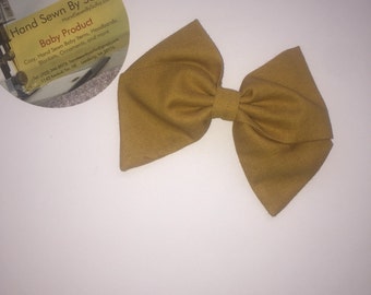 Sailor Bow Clip - Limone Blue