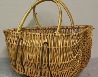 women's wicker bike basket