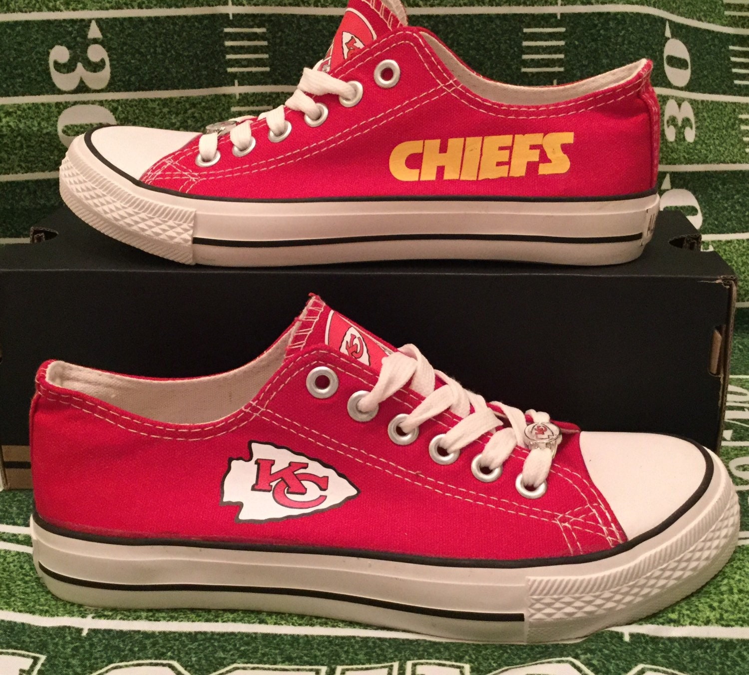 Available Now Size 71/2 Womens NC Kansas City Chiefs