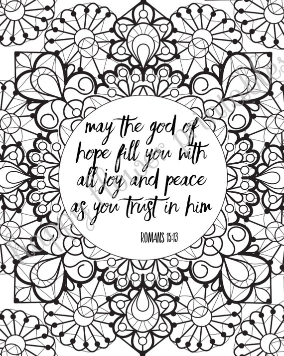 12 Bible Verse Coloring Pages Instant Download Value Bundle 12 Bible Verse Coloring Pages Instant Download Value Bundle