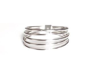 SALE 5 sterling silver ring stacker set SALE