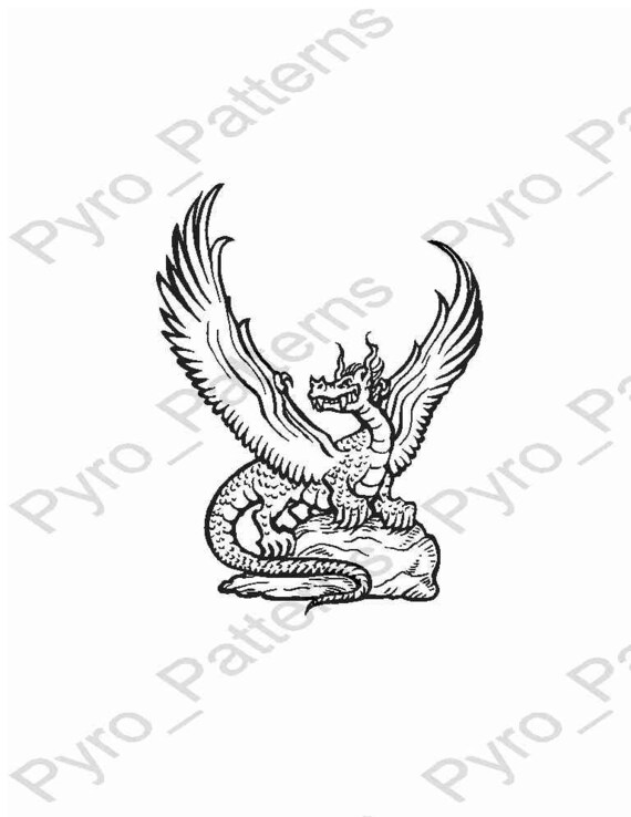 Printable Wood Burning Dragon Patterns Printable Word Searches