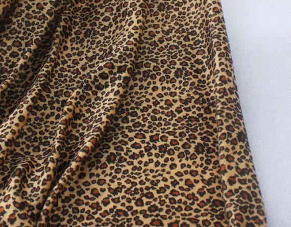 Items similar to Leopard Print Fleece Fabric Girls Fabrics - 39