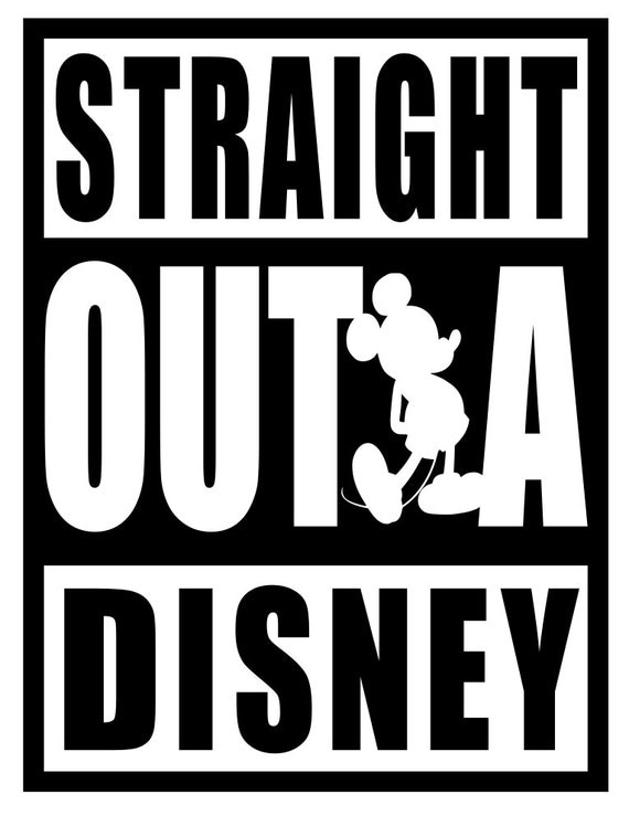 Download Straight Out A Disney - svg file from MamasControlledChaos ...