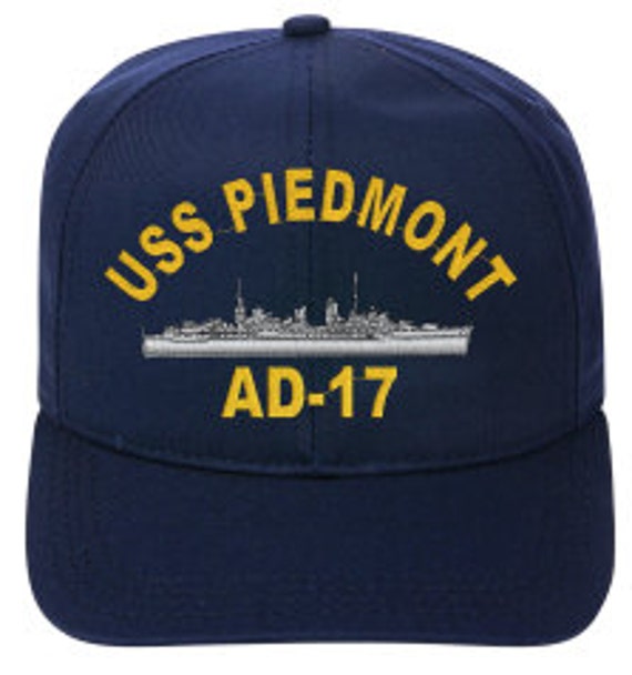 USS Piedmont AD-17 Direct Embroidered Cap..U.S. by TOPGUNNAVY