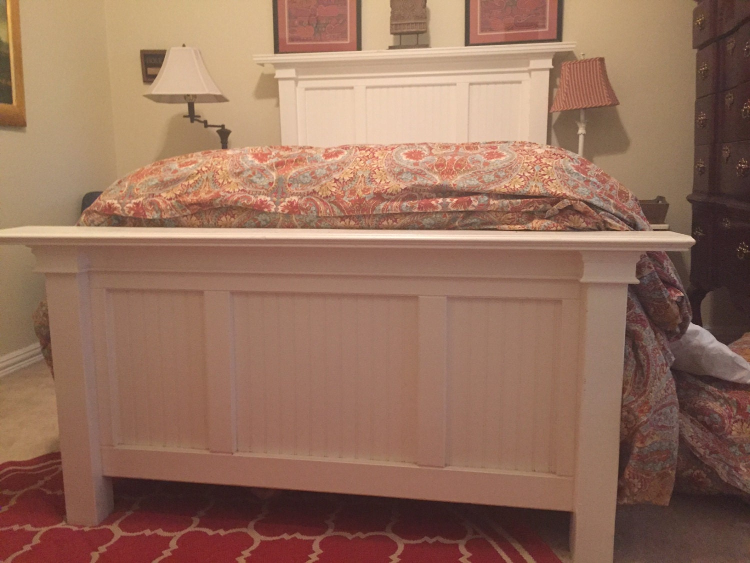 Custom Panel Bed Frame