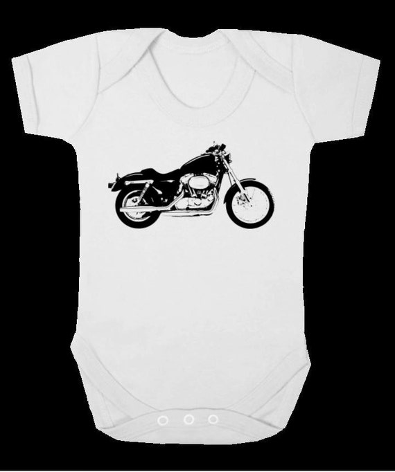 Motorcycle Baby Onesie Motorcycle One Piece by BrooklynBabyTees