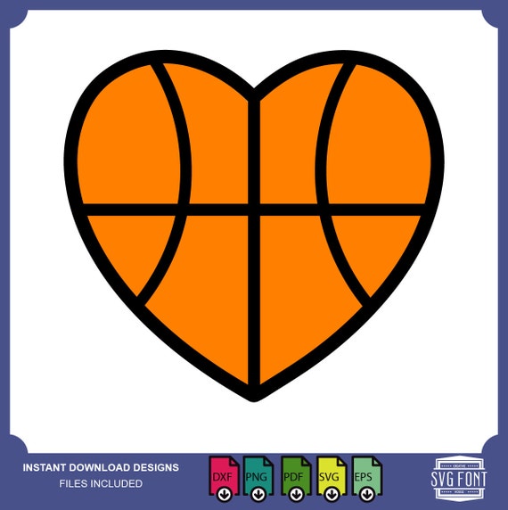 Download Basketball heart heart ball love basketball Files For Use
