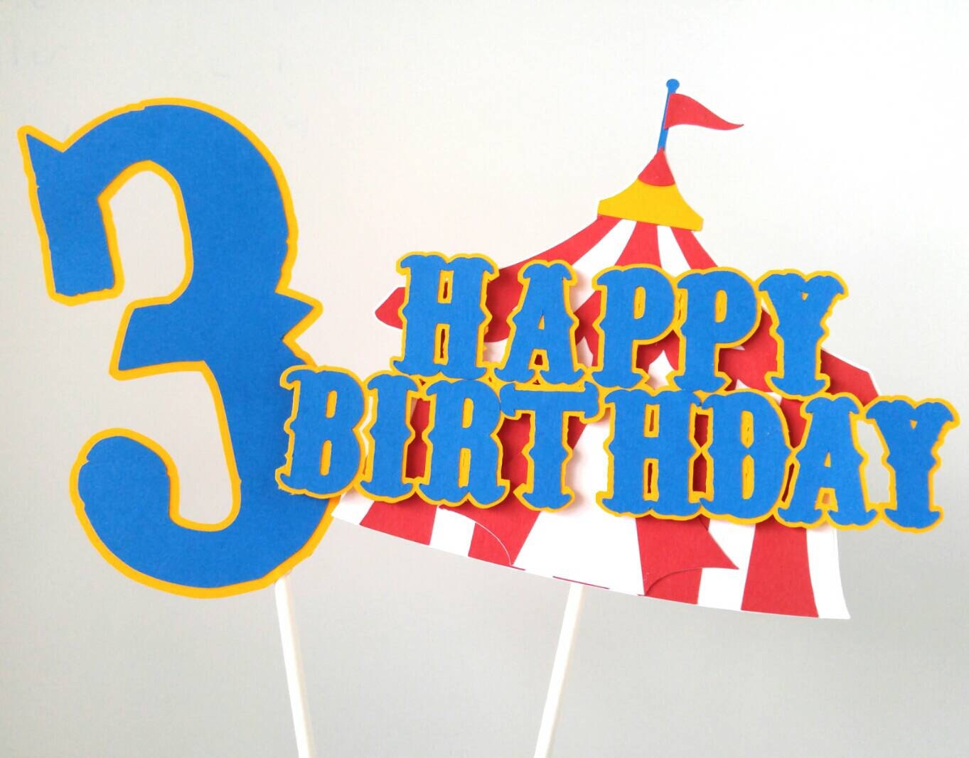 Circus Confetti Circus Birthday Decorations by FallingStarParty