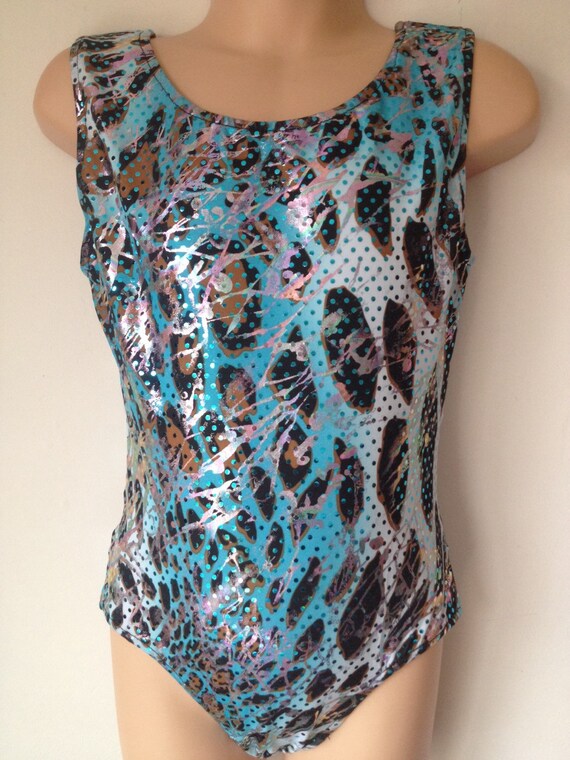 Gymnastics Dance Leotard Ice Leopard