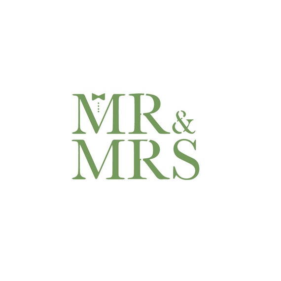 mr and mrs cookie stencil wedding cookie by shopshabbyrabbit