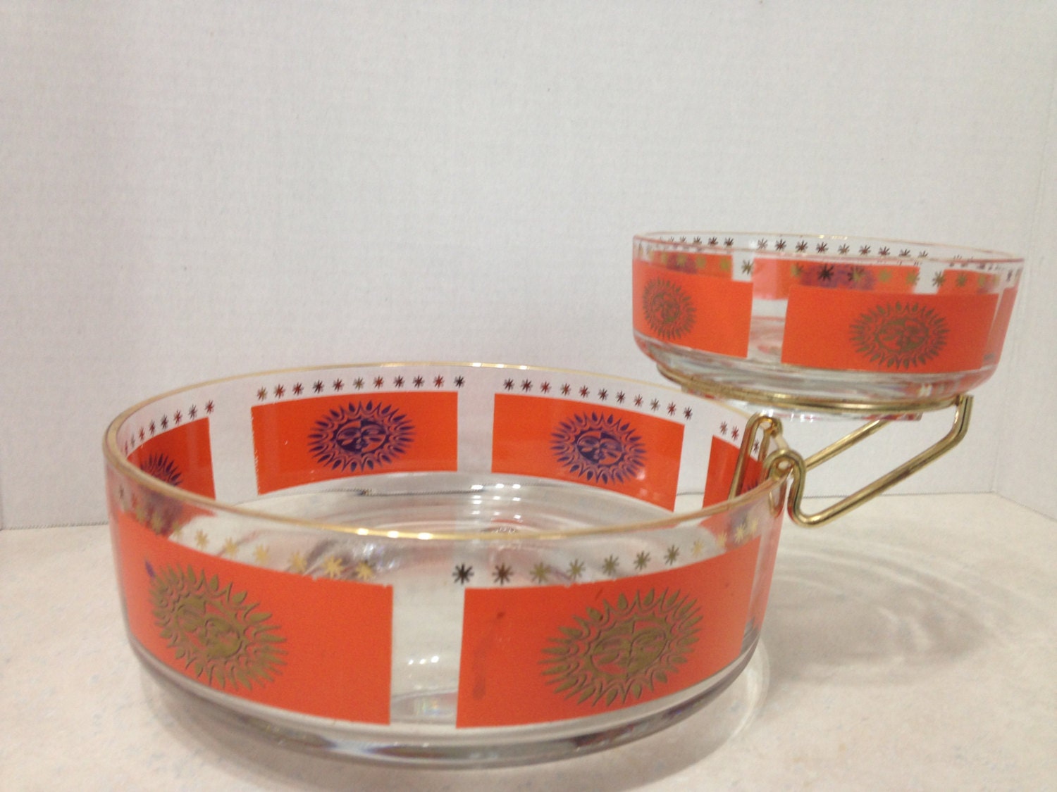 Vintage 1960’s Chip and Dip Set RARE! Haute Juice