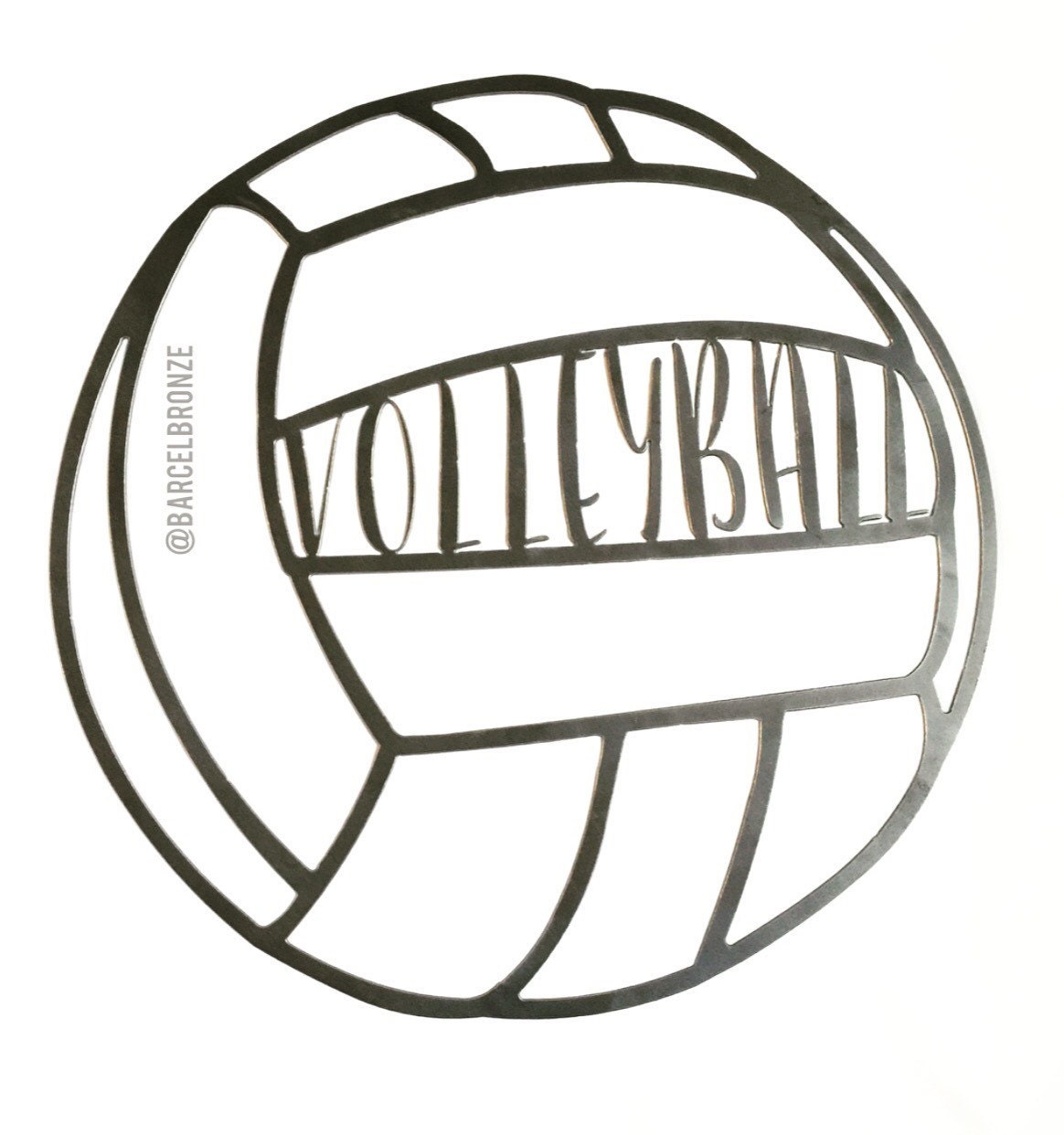 Personalized Volleyball Sign Custom Metal Sign Volleyball