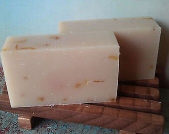 Organic Herbal Bar Soap Pink Grapefruit 4.2oz Vegan Free Shipping!