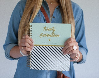 2017 Planner - Heart of the Farm + Minty Stripe | Life Planner | Meal Planner | 2017 | Weekly Planner | Agenda | 2017 Planner |