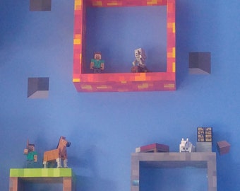 Cube shelving set minecraft Style (unofficial)
