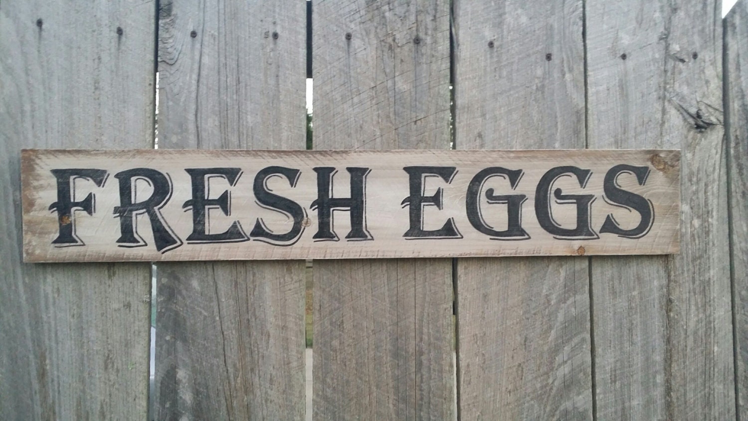 Fresh Eggs Sign Rustic Wall Sign Hand Painted Sign Rustic