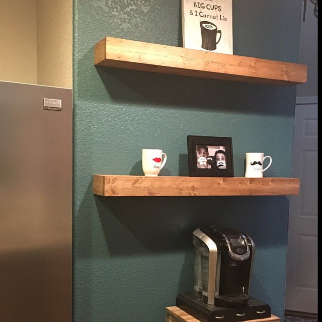 LONG Floating Shelves 36 48 Floating Shelf by TheCleansedPallet