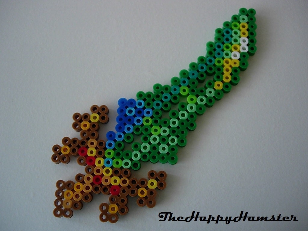 Perler Bead Terraria Terra Blade by TheHappyHamster on Etsy