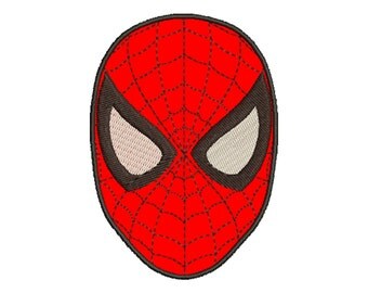 3 Size Spiderman Applique Embroidery Designs, Machine Embroidery Designs - 8 File Fomats - INSTANT DOWNLOAD