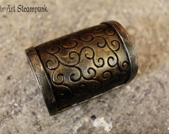 Steampunk bracer/wristband/bracelet. Armor like, fake metal. Post apocalyptic steampunk fantasy costume.