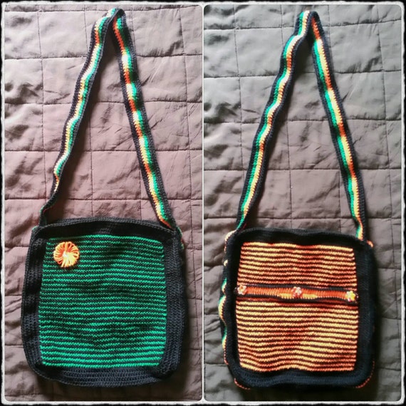 Knitted Sling Shoulder Bag