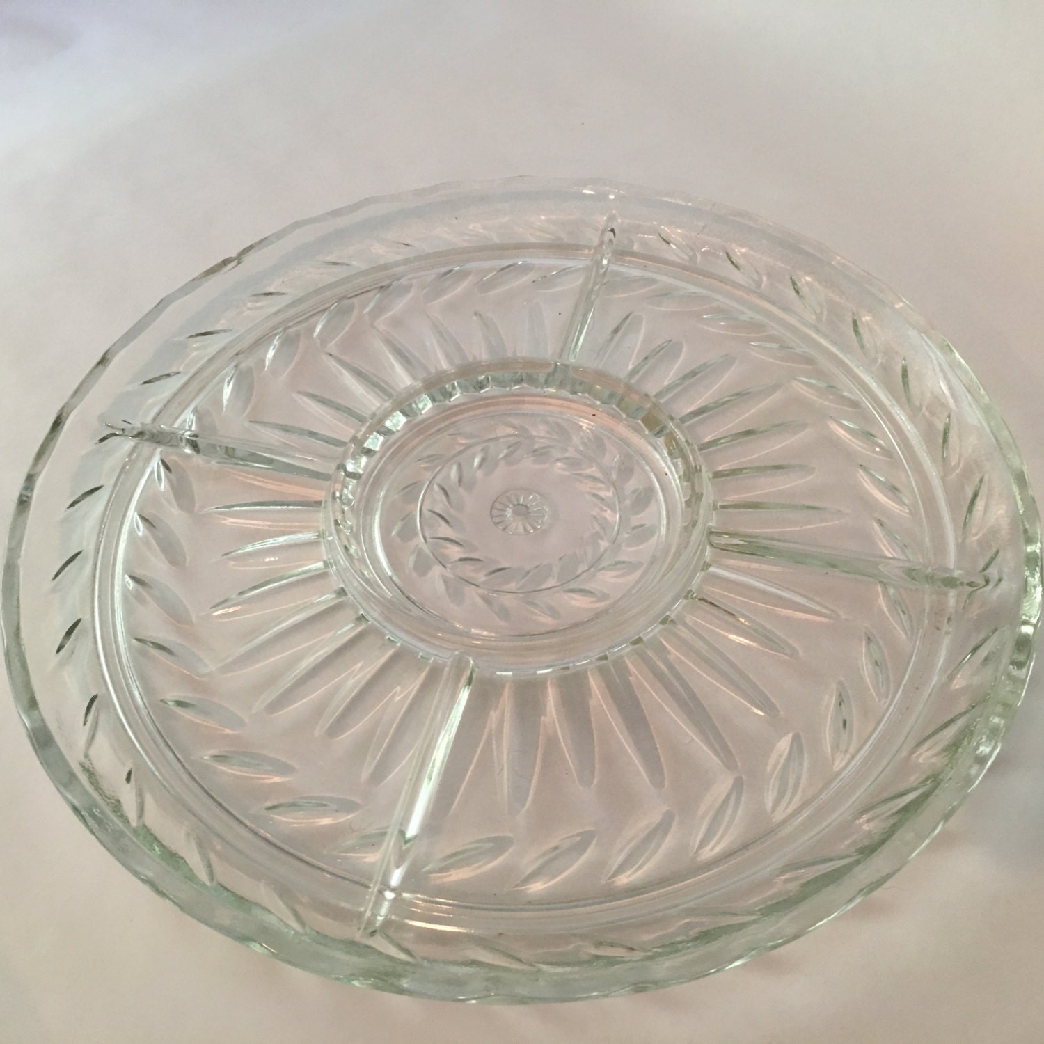 Glass Divided Tray Haute Juice