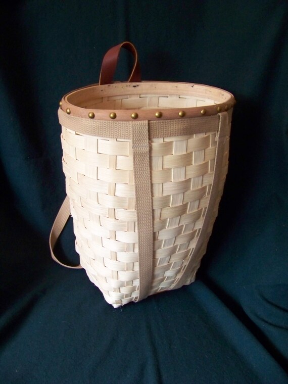 Trappers/Adirondack Pack Basket by WalnutFarmhouse on Etsy