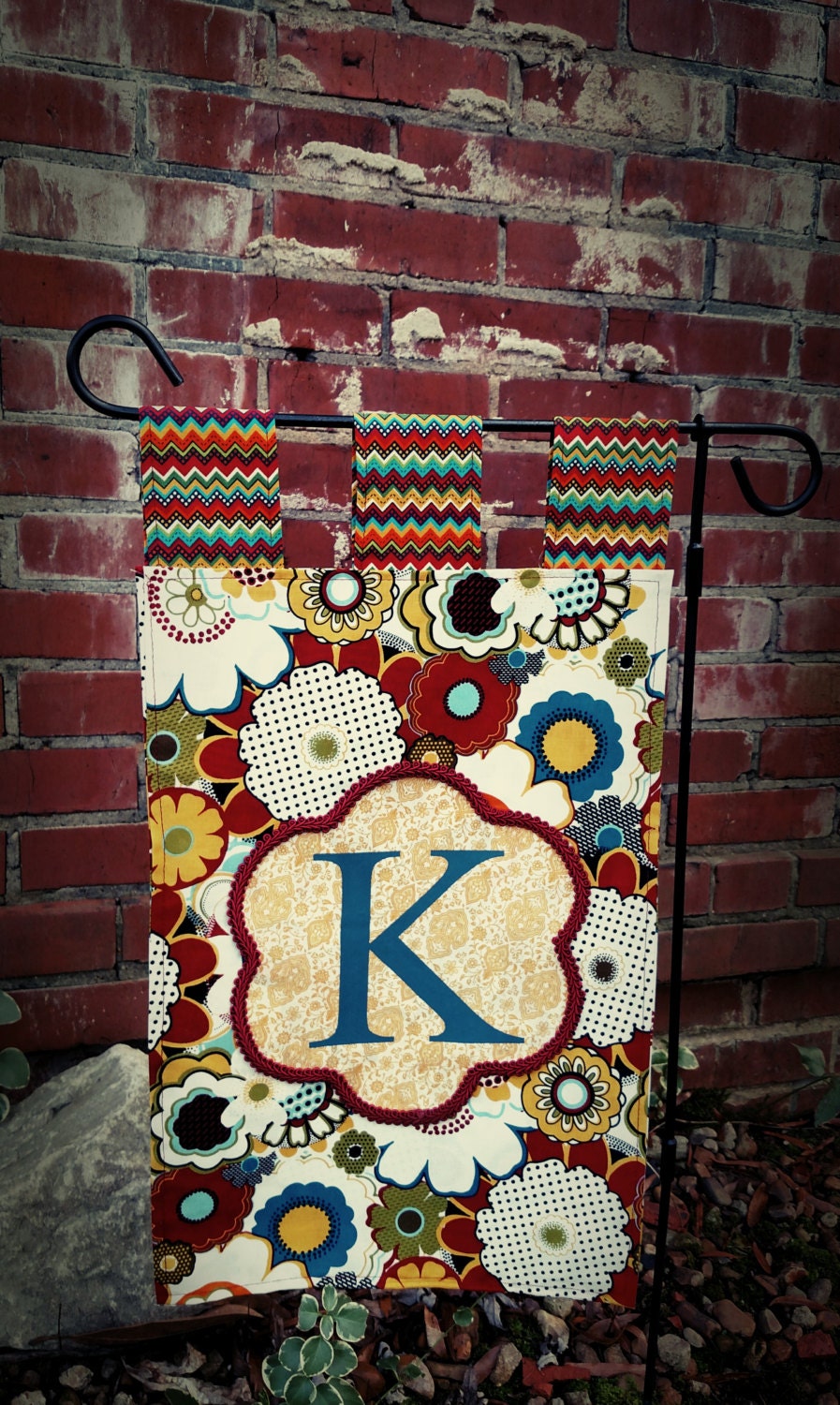 Garden Flag/ Personalized by DidaDesigns on Etsy