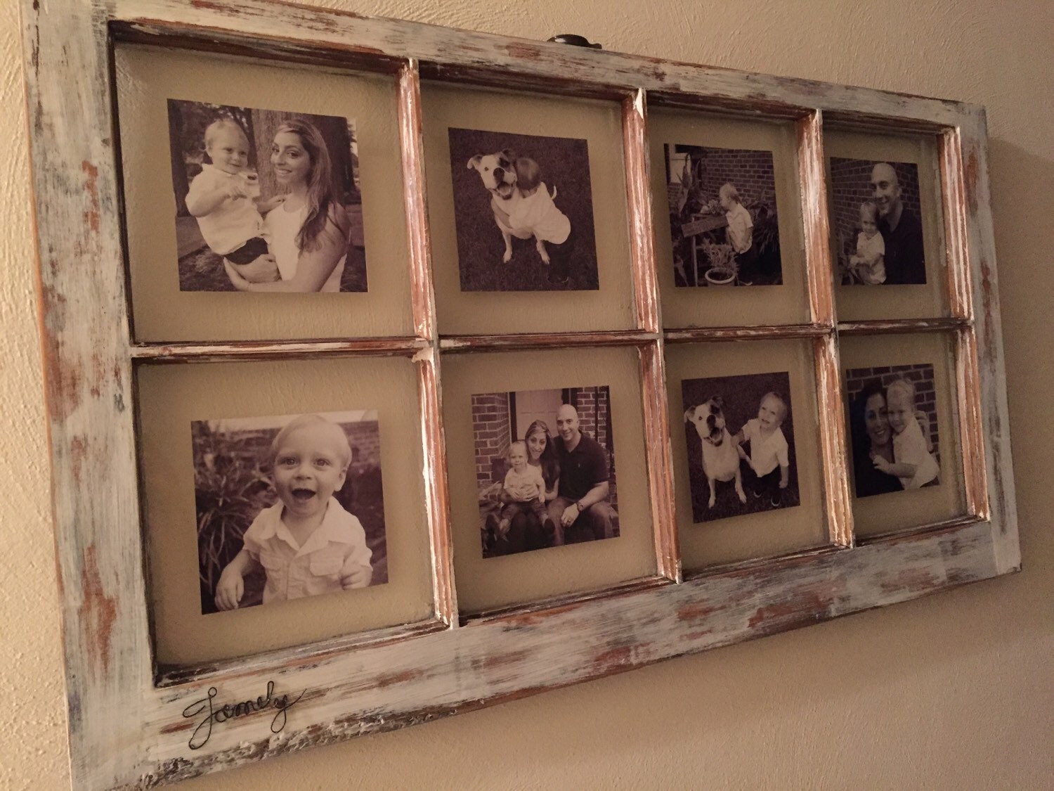 Window picture frame