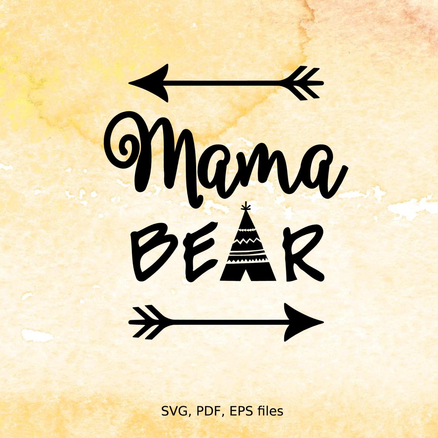 Mama Bear svg Mothers Day svg digital design cutting files