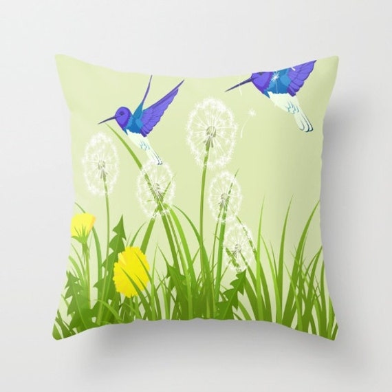 Items similar to Nature Throw Pillow, Personalized Cover and Insert
