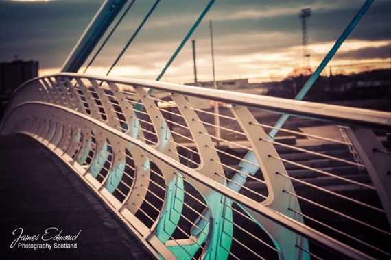 River Clyde Glasgow, Bridge Photography,Glasgow Print, Glasgow Photography, River Scene, Wall Art, Wall Decor, Nature Photography, Scotland