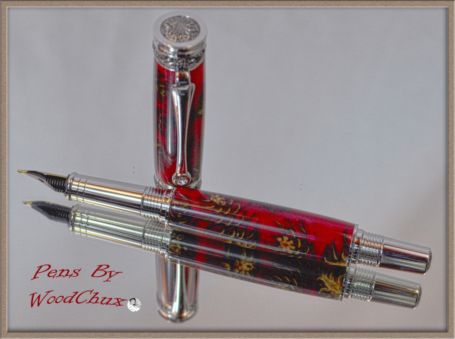 572 Capo Sotto Handmade Mini Pine Cone Writing Rollerball Pen