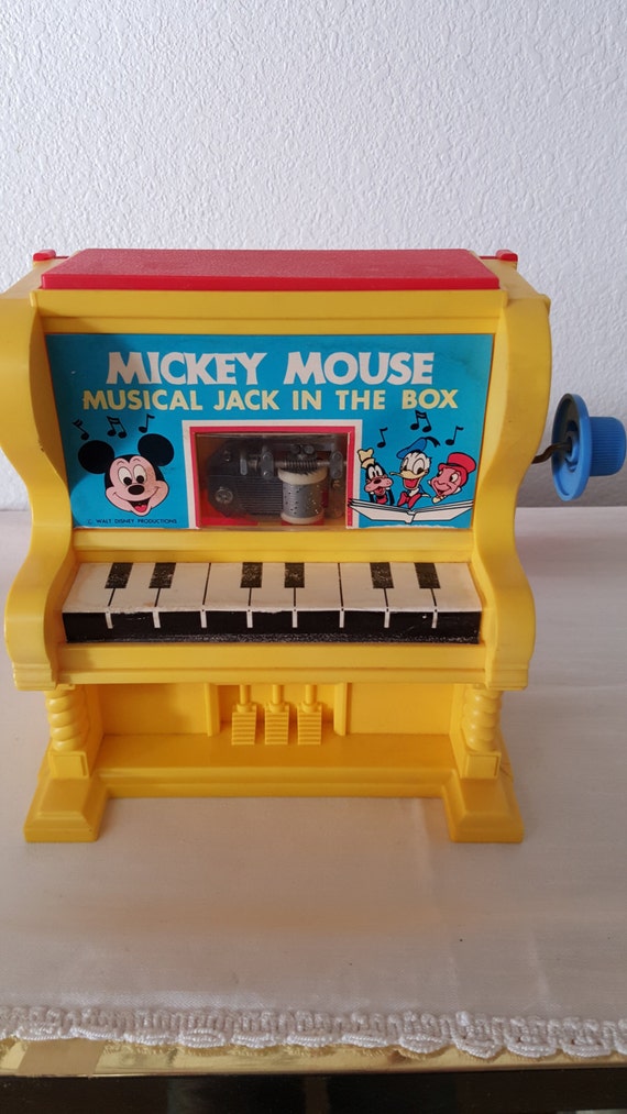 mattel mickey mouse jack in the box