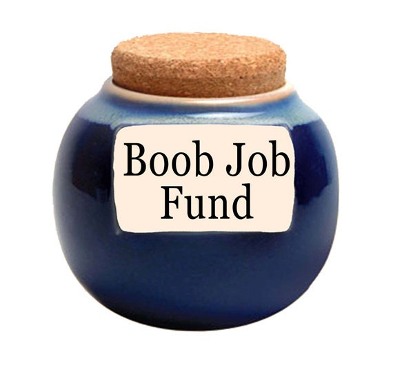 Boob Job Money Jar 115