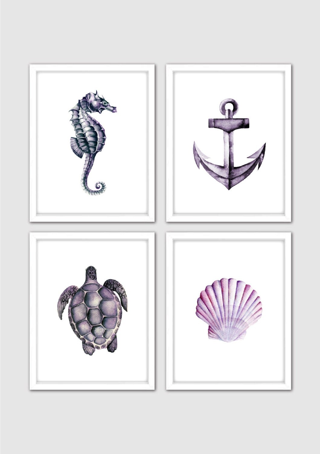 Watercolor Nautical Art Prints Nautical Poster Nautical