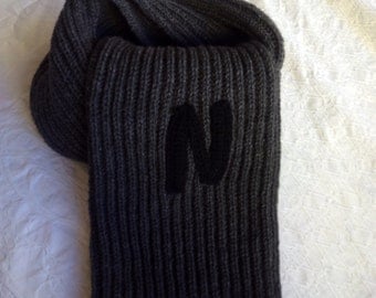 Custom scarves, monograms