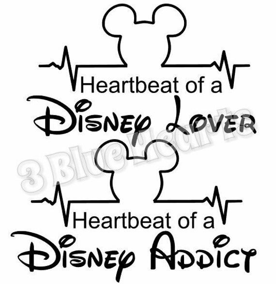 Download Heartbeat of a Disney Lover SVG Studio by 3BlueHeartsDesign