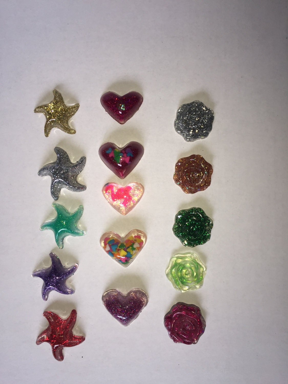 15 One-of-a-Kind Fun Geocaching swag/trinkets made of Glitter