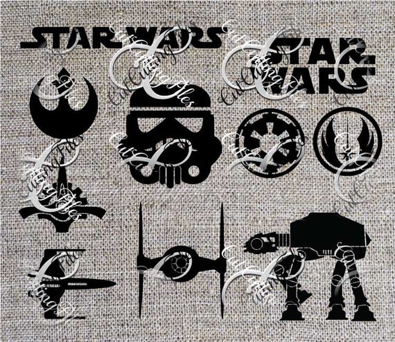 Download Star Wars svg dfx jpg jpeg eps layered cut by CutCuttingFiles