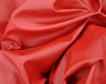 Red Leather Hide Upholstery Whole Full Cow Hide 50 Square Feet