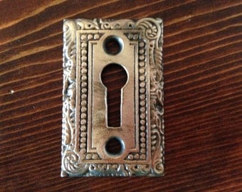 Antique Brass Keyhole Cover
